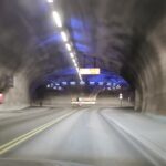 Voyage Norvège - Rond point tunnel